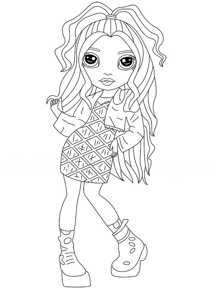 Rainbow High Coloring Pages Printable