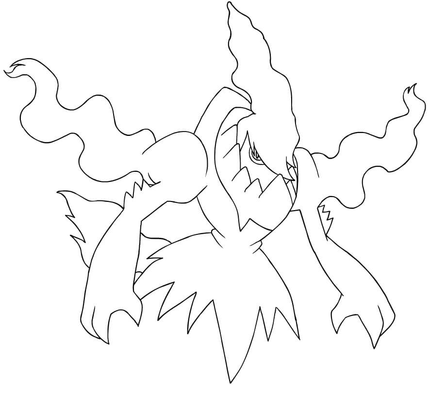 Darkrai Power Coloring Page - Free Printable Coloring Pages for Kids