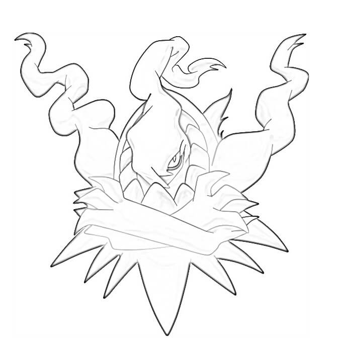Pokemon Darkrai 3 Coloring Page - Free Printable Coloring Pages for Kids