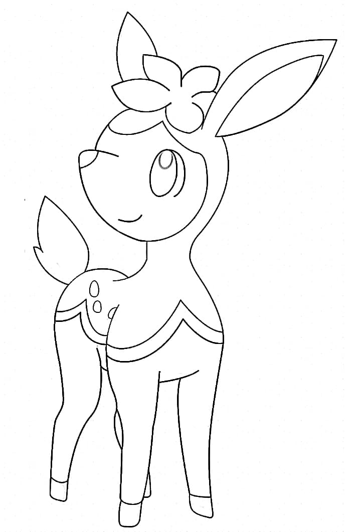 🧡 How to draw Pokemon Deerling - Cute Pokemon - 포켓몬 그리는