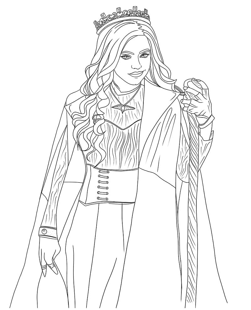 Descendants Audrey Coloring Page Free Printable Coloring Pages For Kids