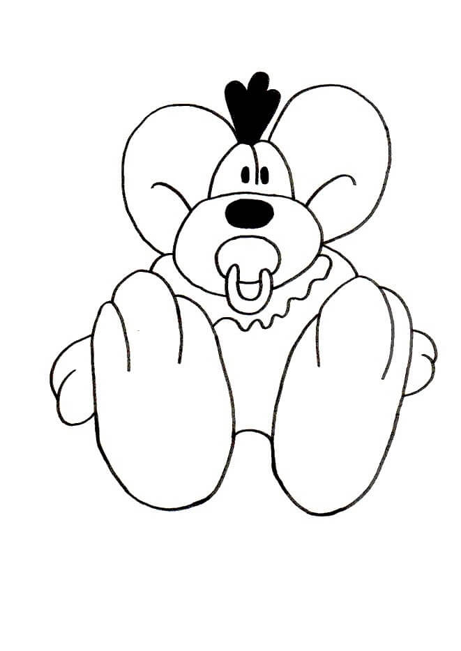 Download Diddl 1 Coloring Page Free Printable Coloring Pages For Kids