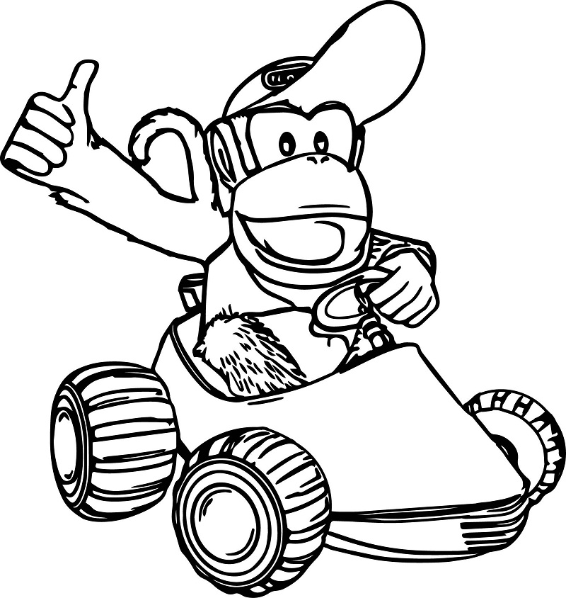 Diddy Kong Driving