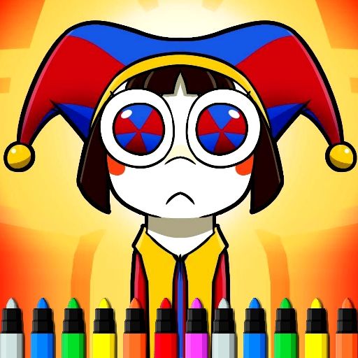 Digital Circus Coloring Adventure - Coloring Game