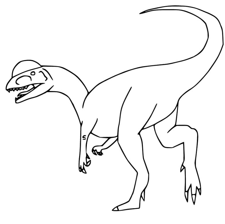 Dilophosaurus Walking
