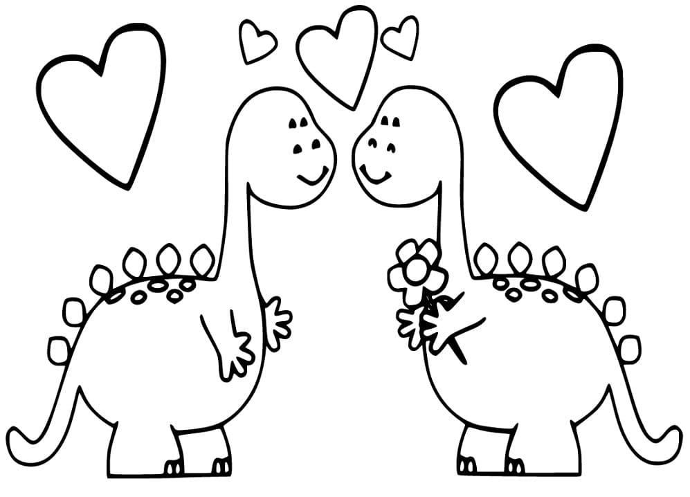Dinosaur Couple