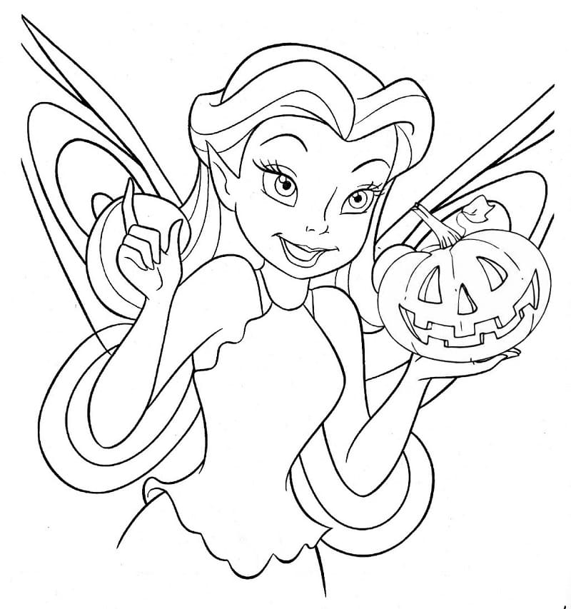 Disney Fairy on Halloween