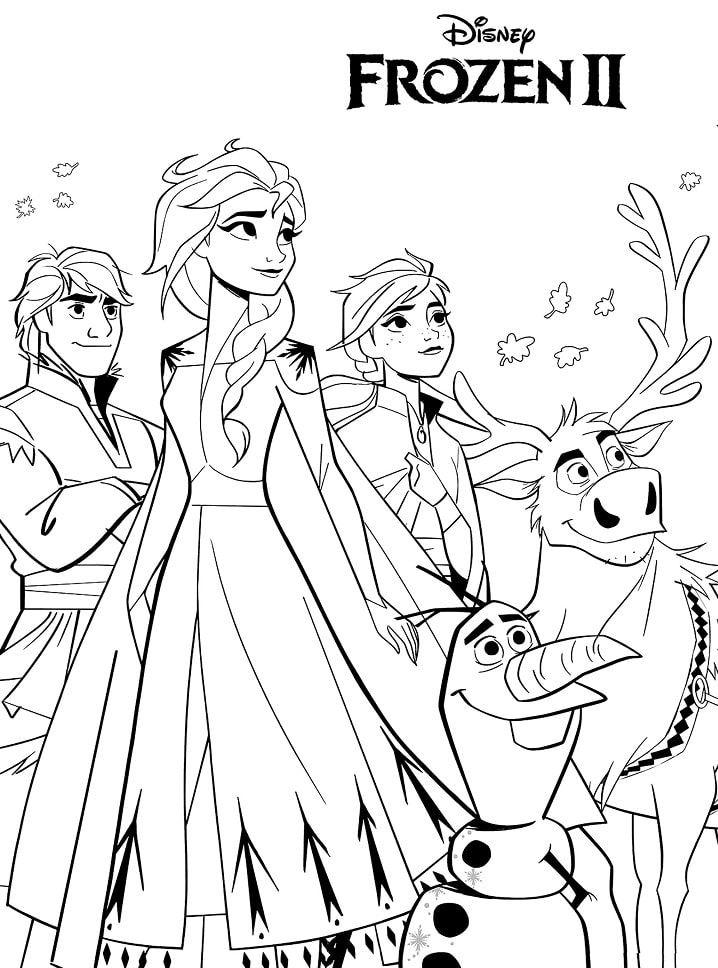 Coloring Pages For Kids Frozen 2 / Coloring Sheet Ecma7r5bi Elsa Frozen