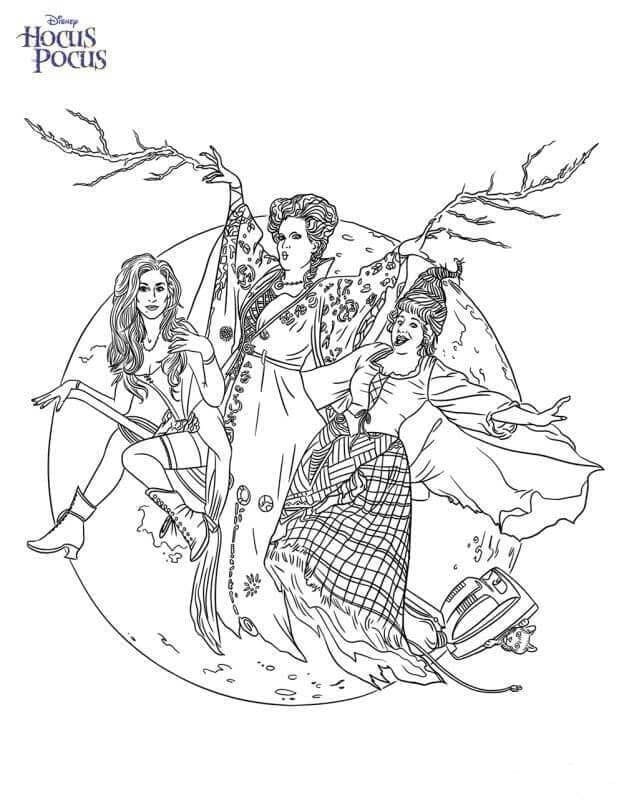 Disney Hocus Pocus Coloring Page Free Printable Coloring Pages For Kids