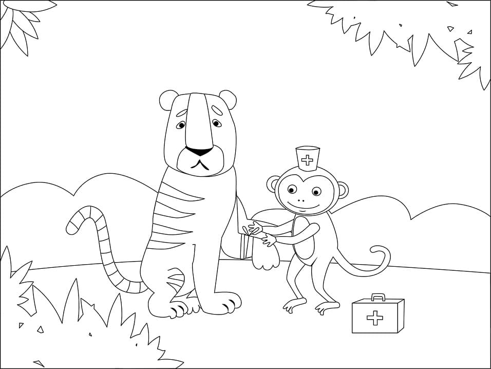 Doctor Monkey and Tiger