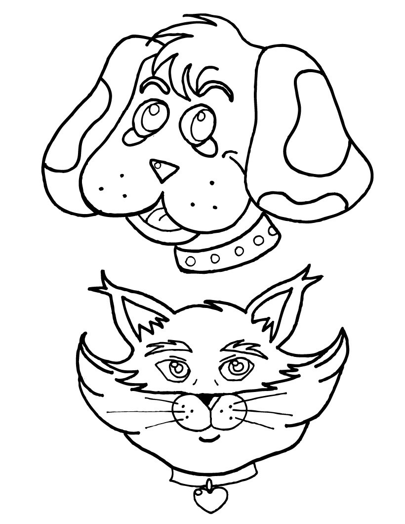 Dog and Cat Faces