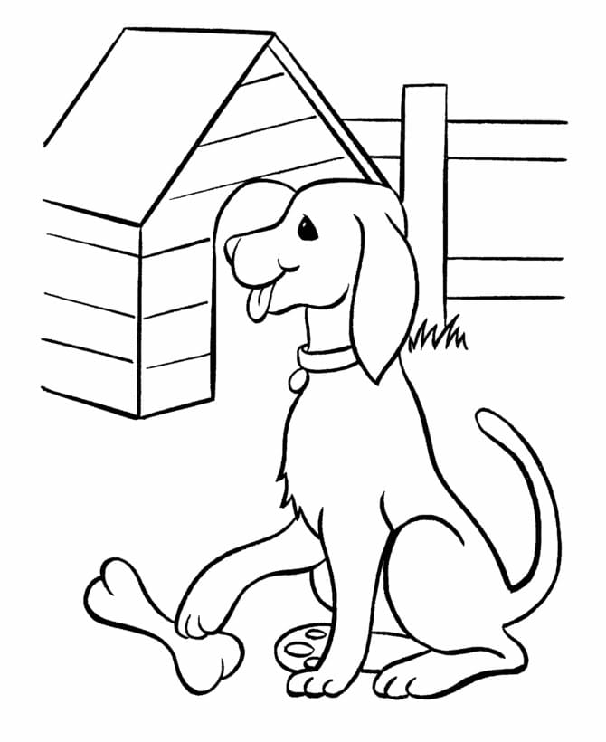 Dog with Dog House