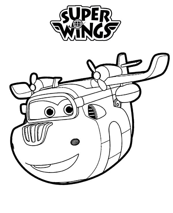 Donnie Wings Super Coloring Pages Printable Sketch Coloring Page.