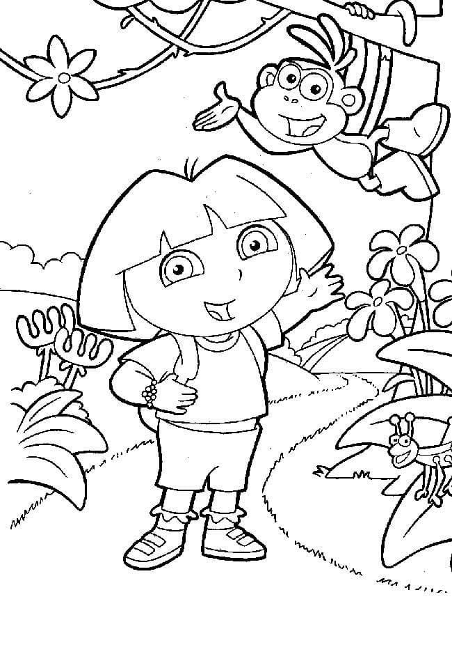 Dora and Boots in the Forest