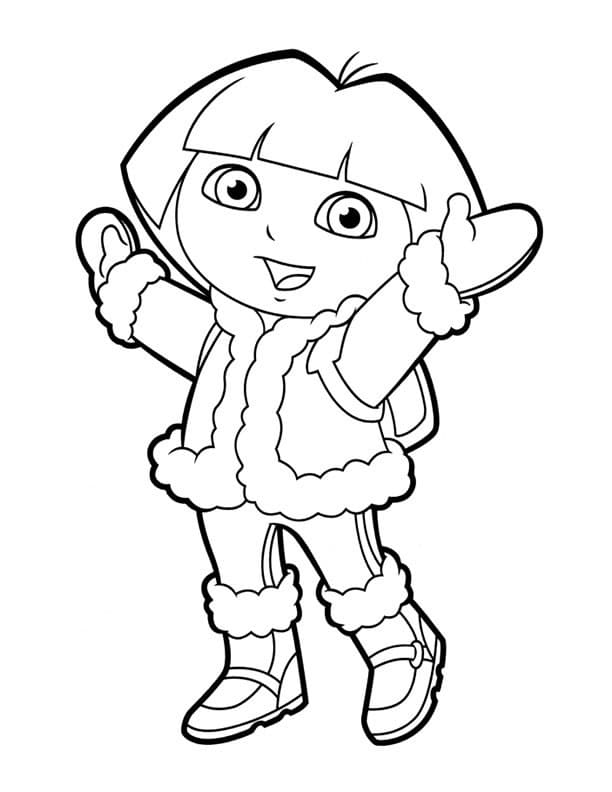 Dora in Winter