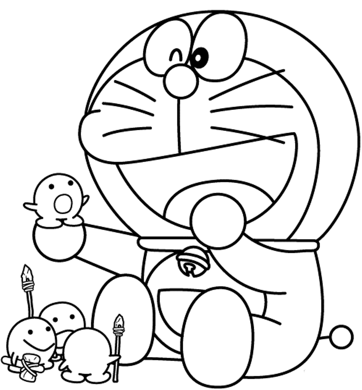 Doraemon and his Toys Coloring Page   Free Printable Coloring ...