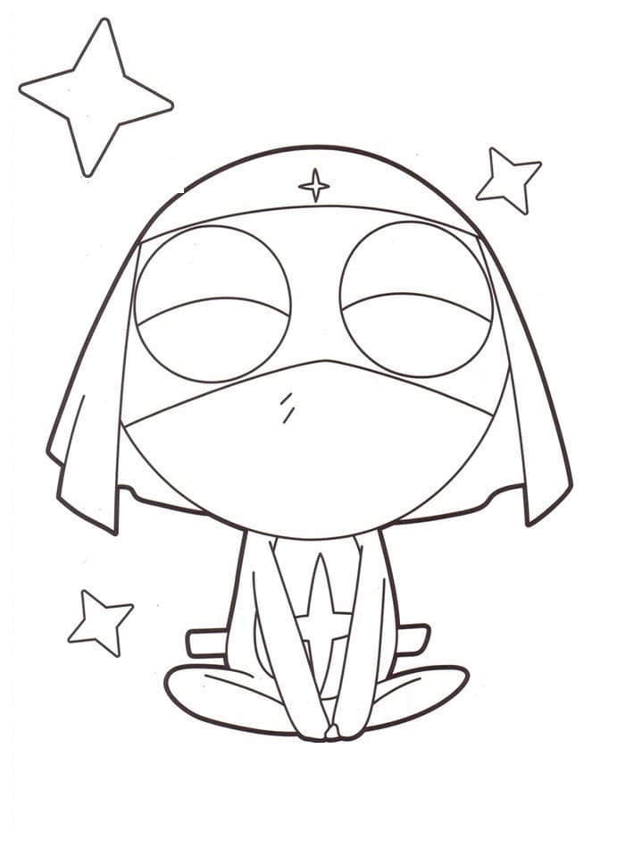 Keroro Coloring Pages