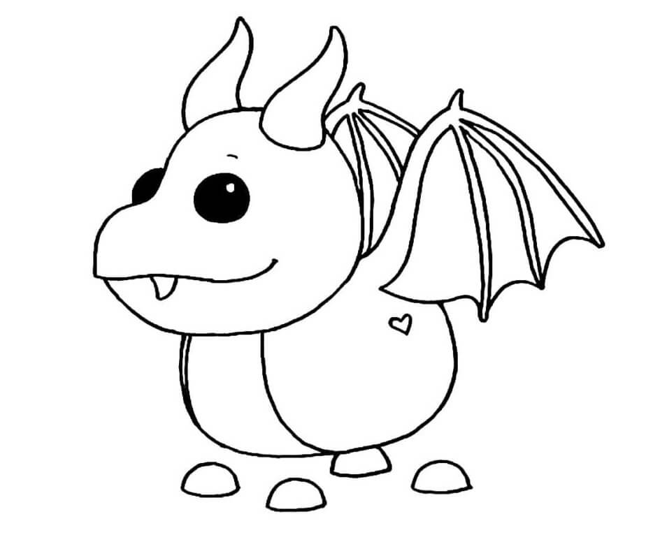 Dragon Adopt Me Coloring Page Free Printable Coloring Pages For Kids - adopt me roblox pets dragon