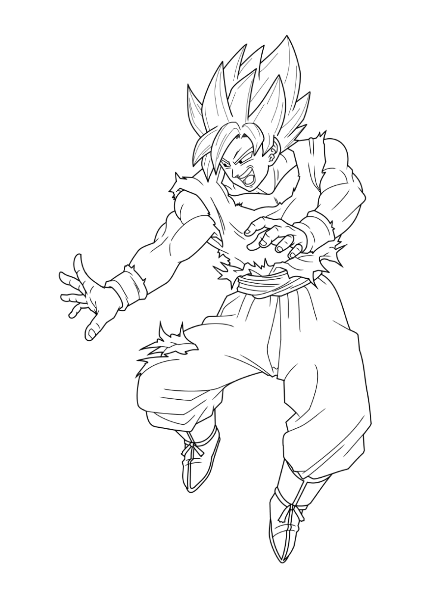 Dragon Ball Z Coloring Pages - Free Printable Coloring Pages for Kids