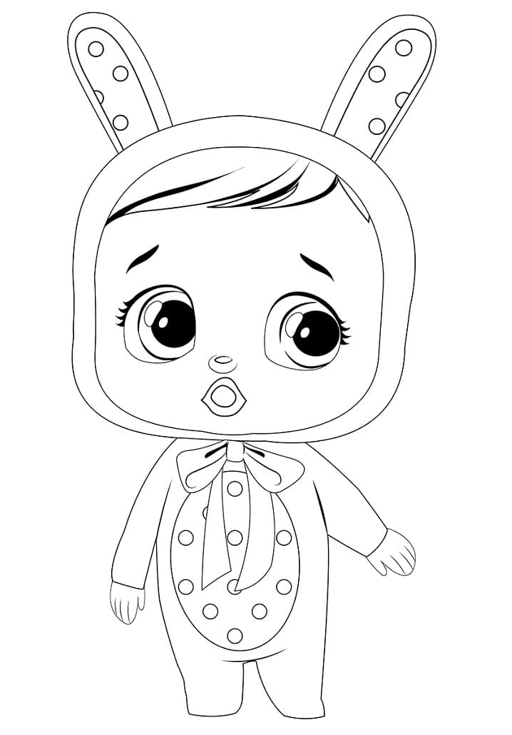 Cry Babies Coloring Page Cry Babies Coloring Page