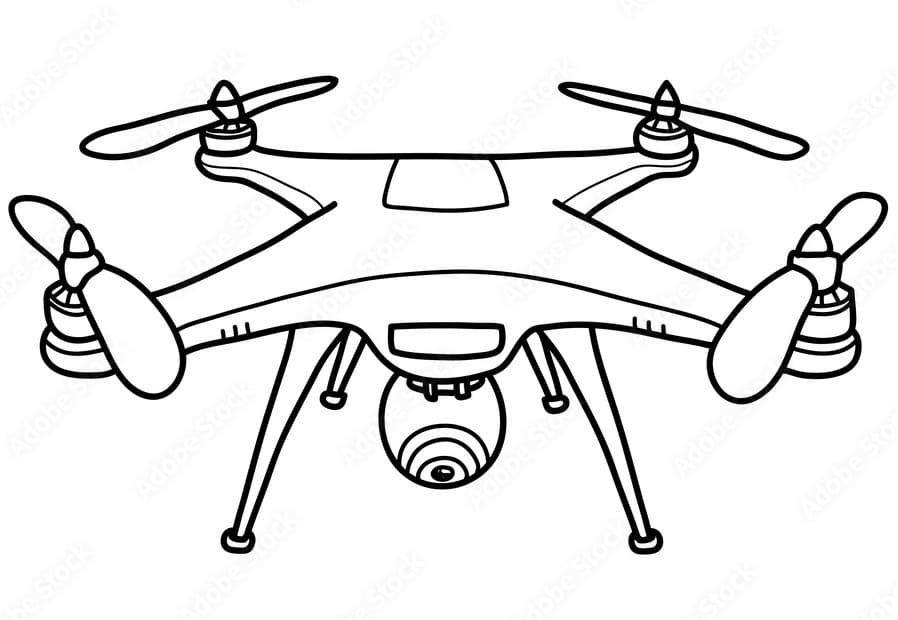 Drone Coloring Pages - Free Printable Coloring Pages for Kids