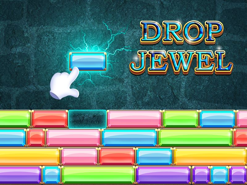 Drop Jewel - Puzzle Game for Kids