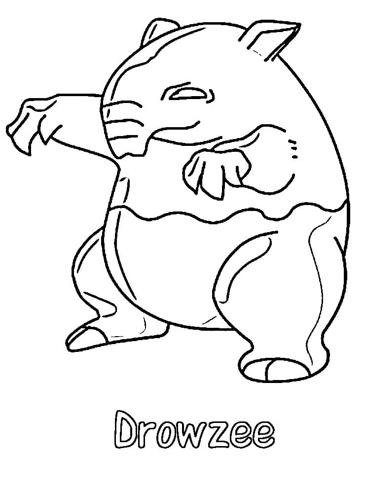 Drowzee Gen 1 Pokemon