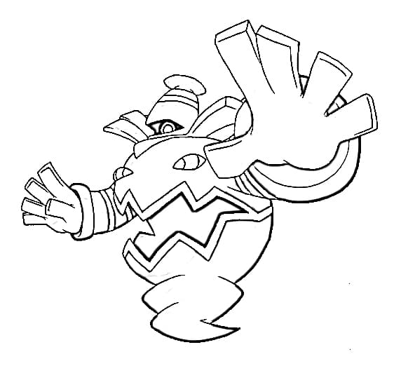 dusknoir coloring page easy pokemon