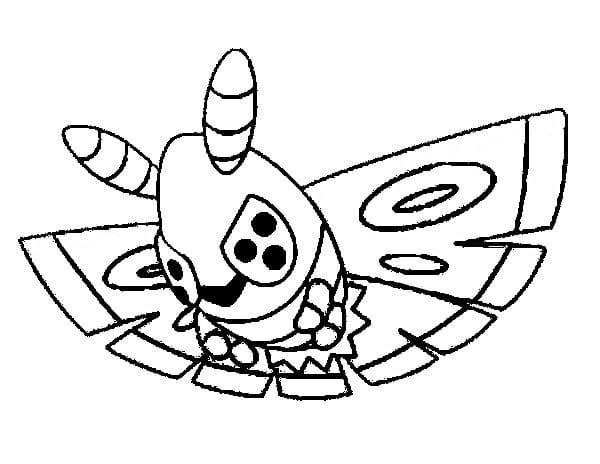 dustox coloring page high quality pokemon