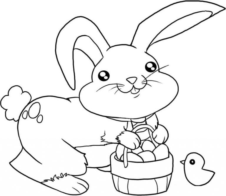 460 Printable Coloring Pages Of Bunny  Best HD