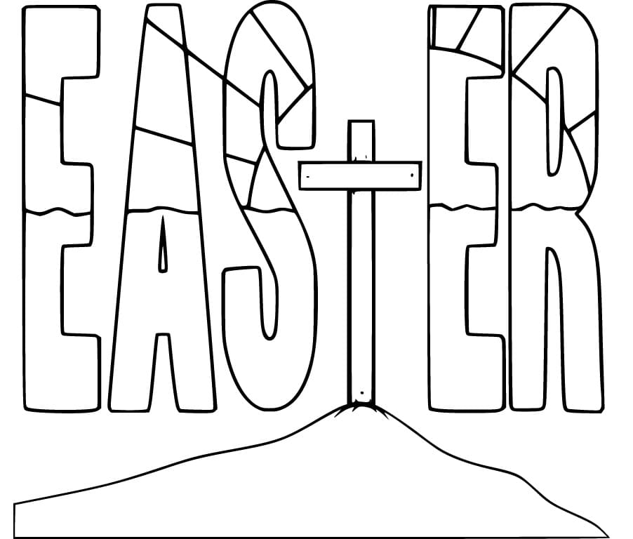 Easter Cross Doodle