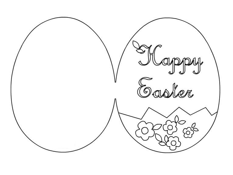 Easy Happy Easter Card