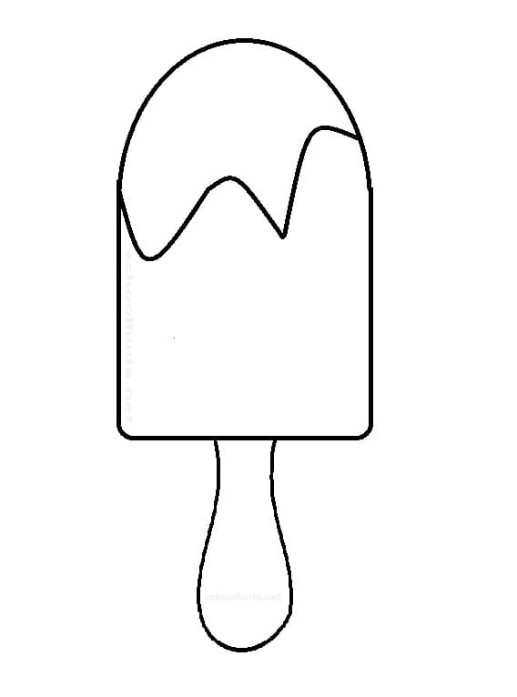 Free Printable Popsicle Coloring Page Free Printable Coloring Pages