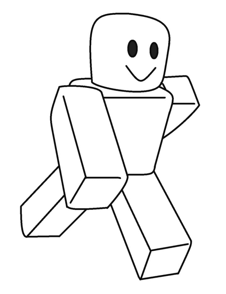 Roblox Avatar Coloring Page