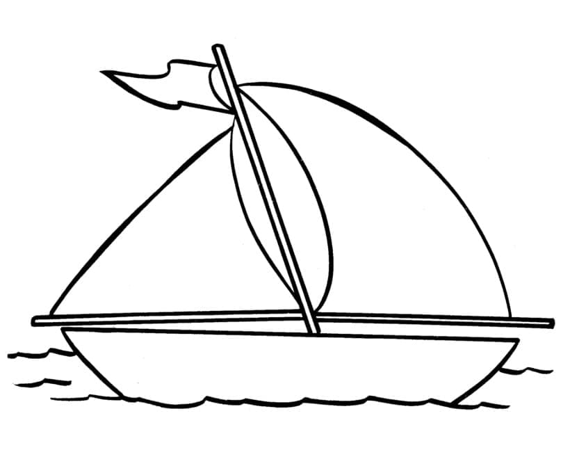 Tuyển tập 50 tranh tô màu thuyền buồm 2022