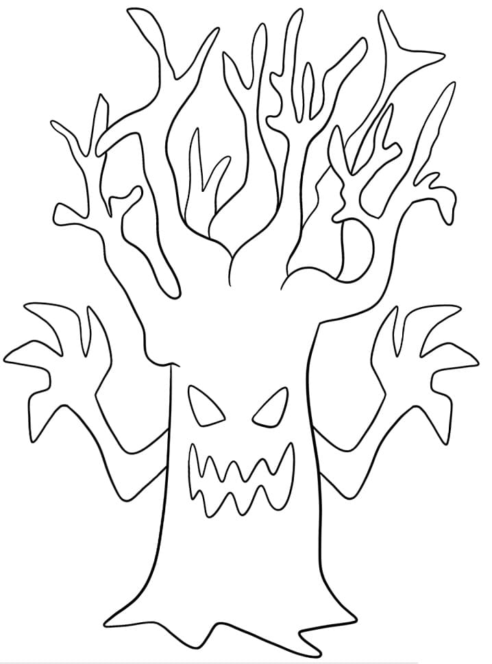 Easy Spooky Tree
