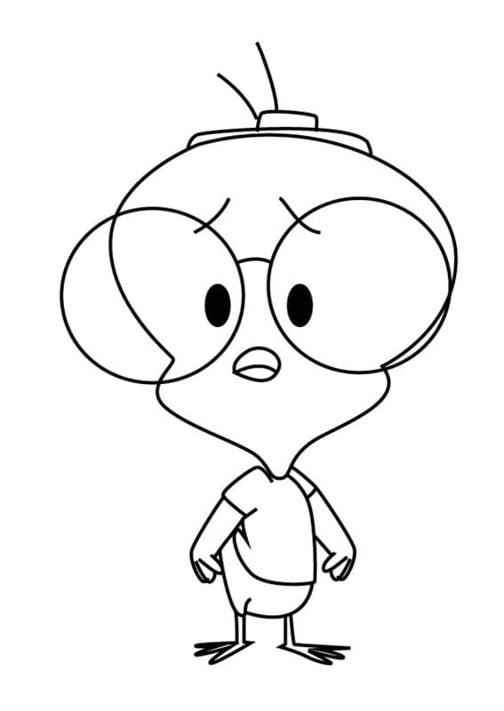 Egghead Jr from Tiny Toon Adventures