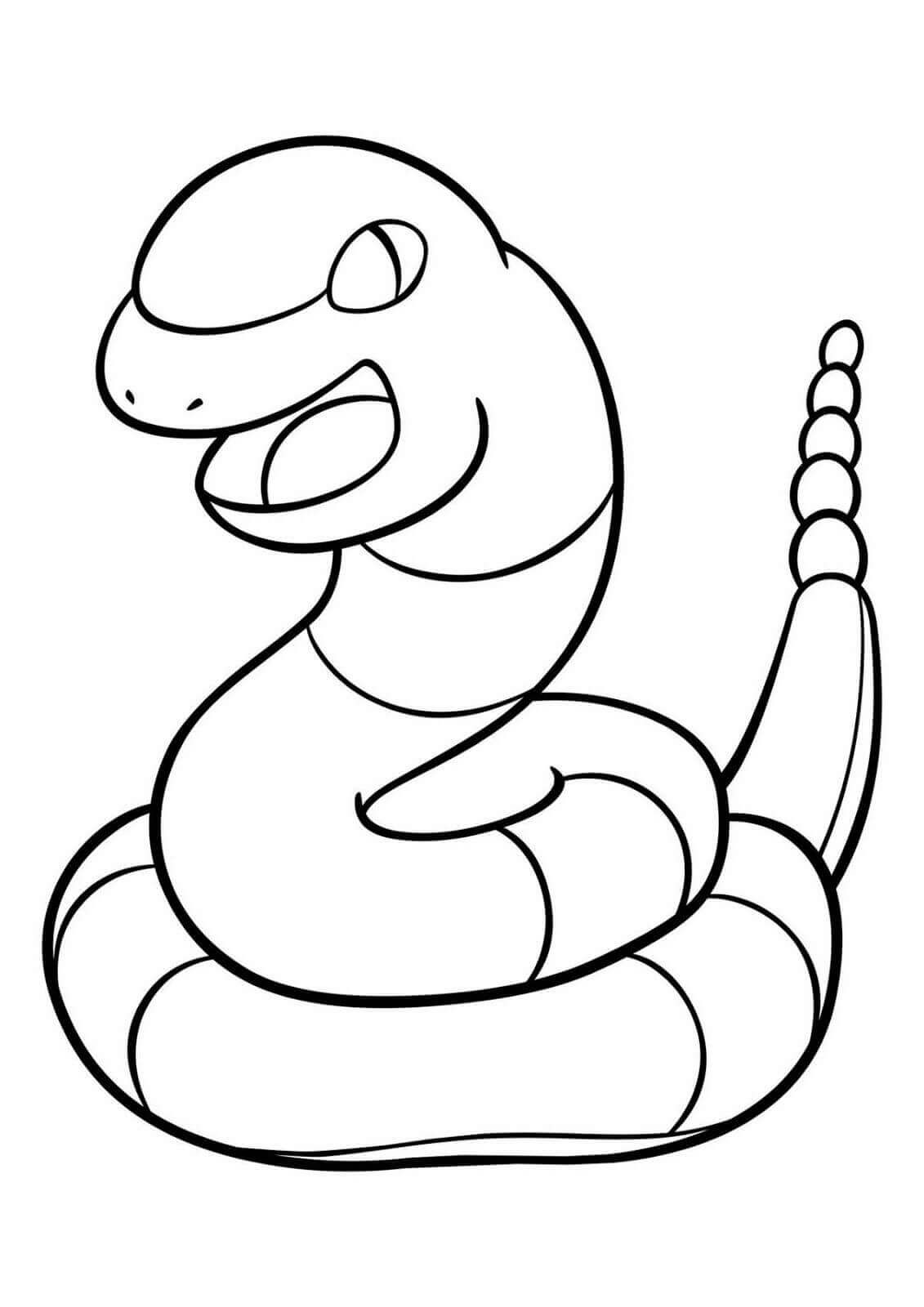 coloring ekans pages pokemon