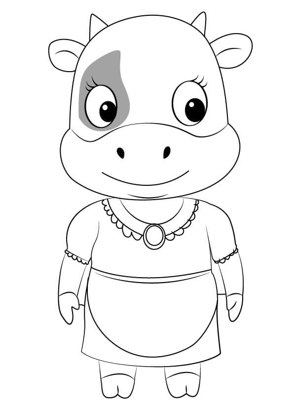 Ella from Sheriff Callie Coloring Page - Free Printable Coloring Pages