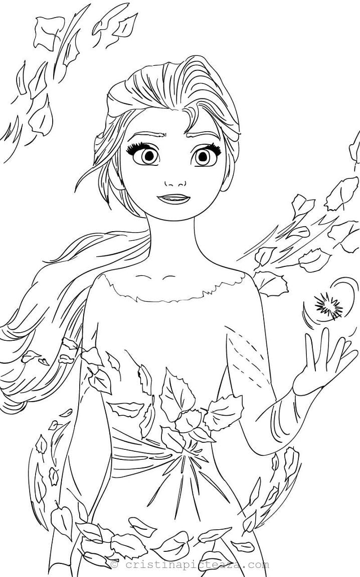 Elsa Coloring Pages   Free Printable Coloring Pages for Kids