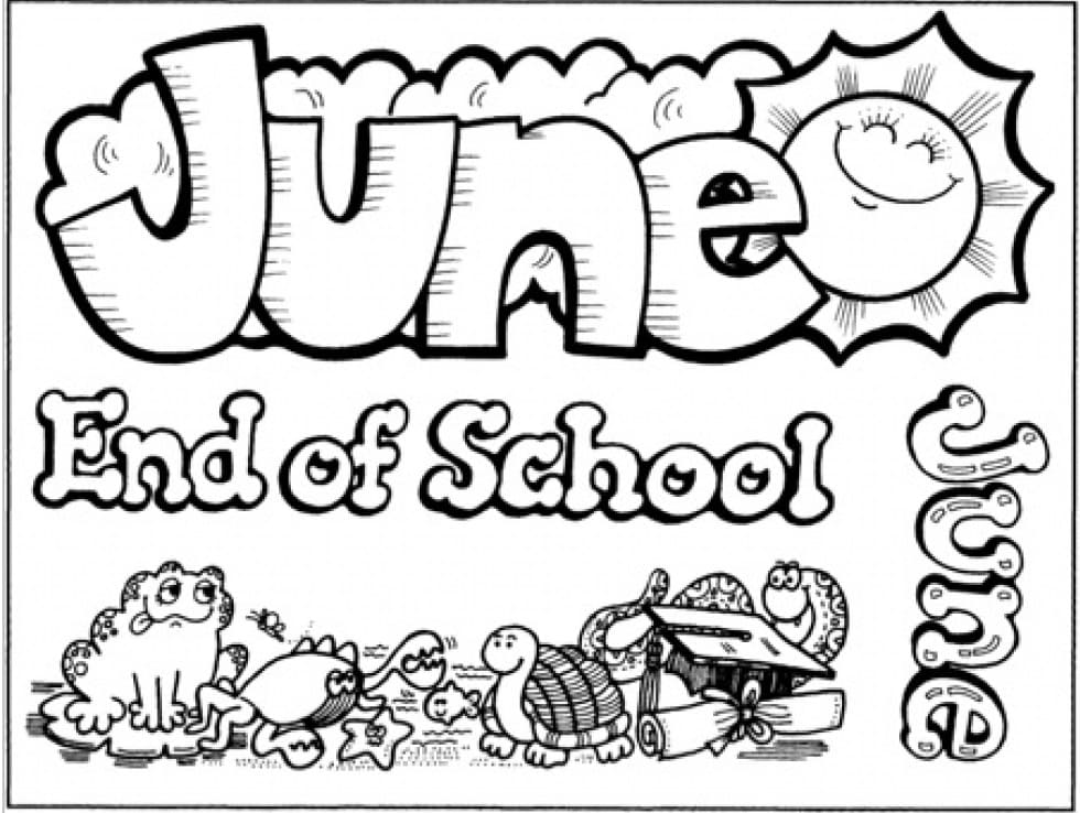 End Of School Coloring Page Free Printable Coloring Pages For Kids