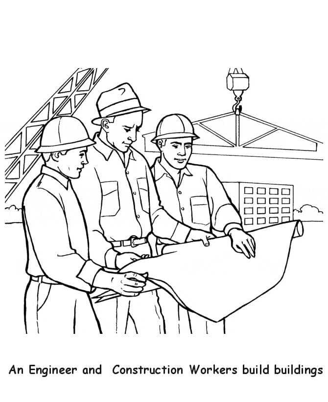 Engineer and Construction Workers