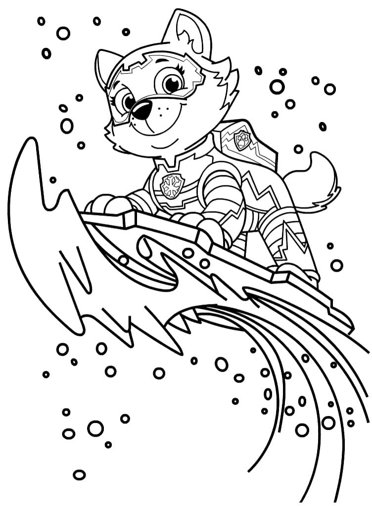 PAW Patrol Mighty Pups Coloring Pages - Free Printable Coloring Pages ...