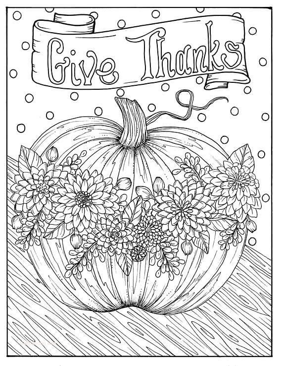 Free Printable Coloring Pages Fall Harvest