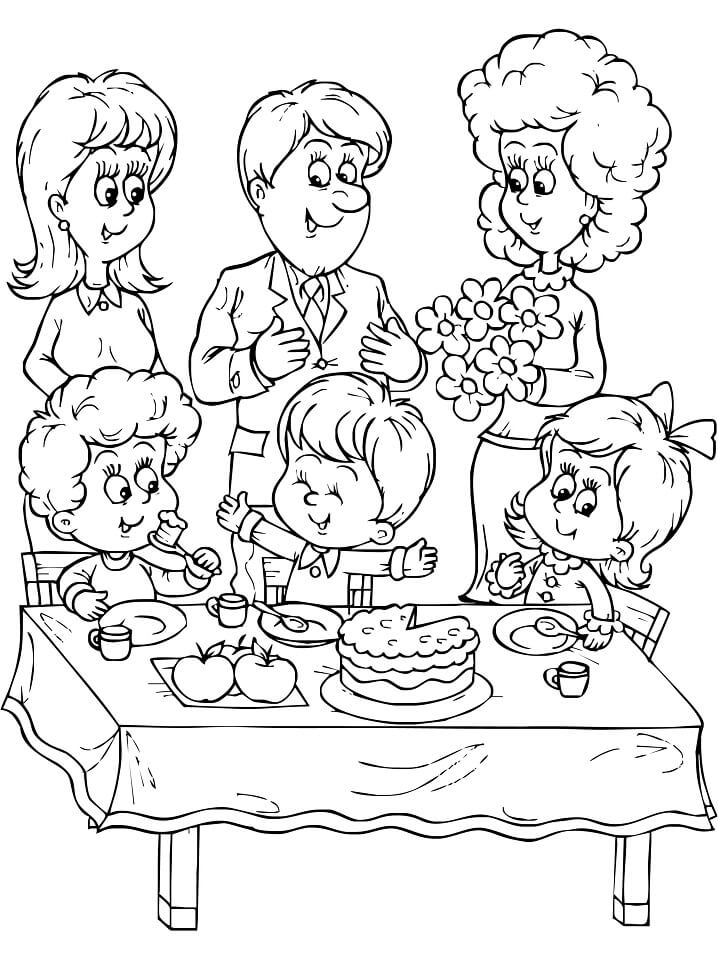 Tiệc sinh nhật hoạt hình vẽ tiệc sinh nhật ngày kỷ niệm phim hoạt hình  bóng png  PNGEgg