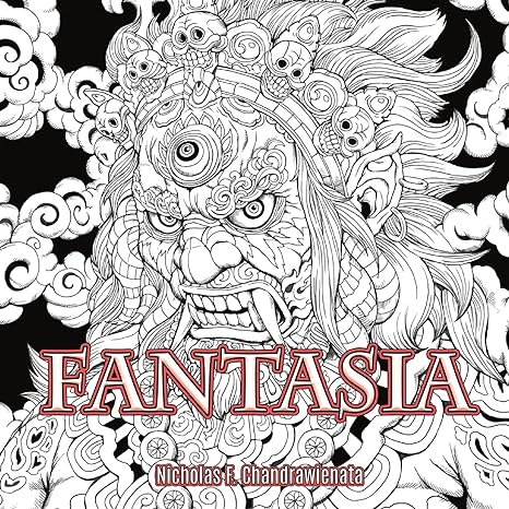 Fantasia Anti-Stress Adult Coloring Book