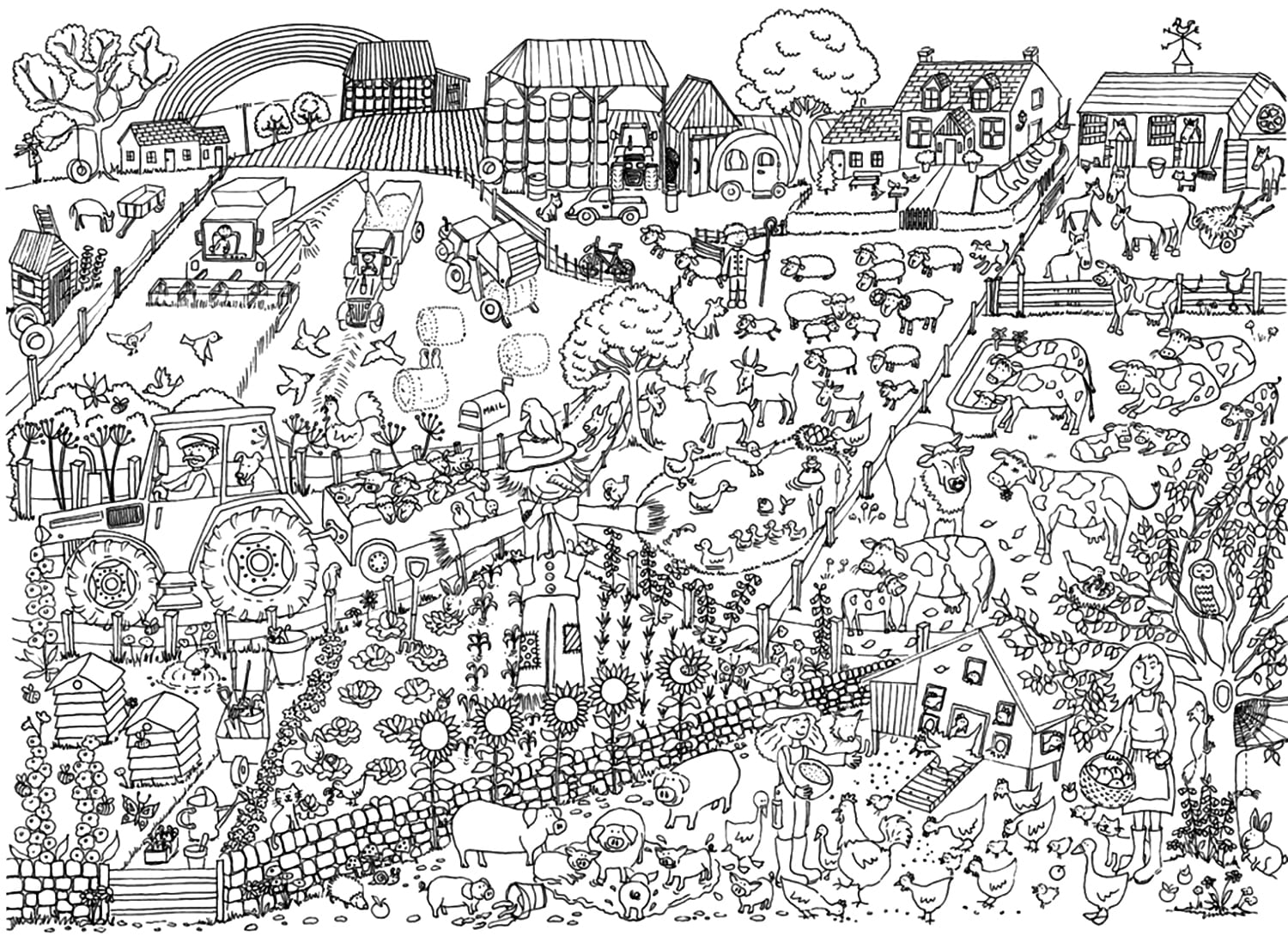 Giant Posters Coloring Page Giant Posters Coloring Page