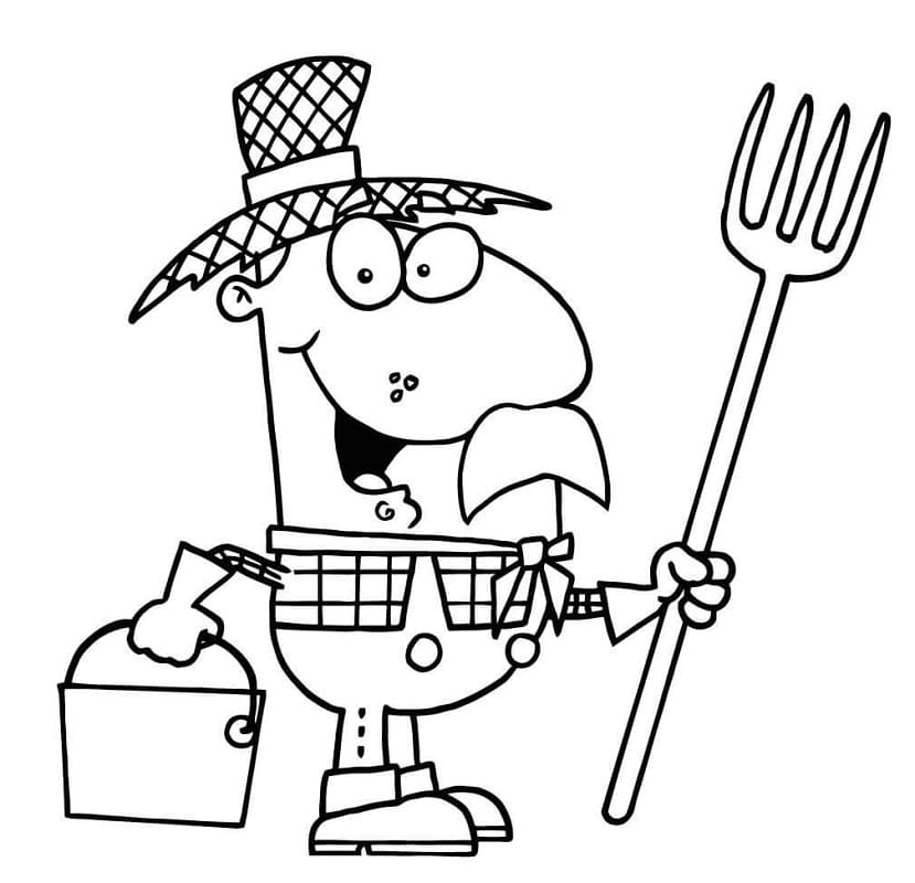 Farmer Coloring Pages - Free Printable Coloring Pages for Kids