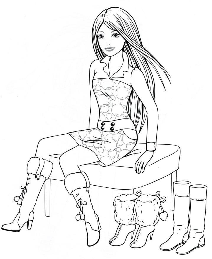 Fashion Coloring Pages - Free Printable Coloring Pages for Kids