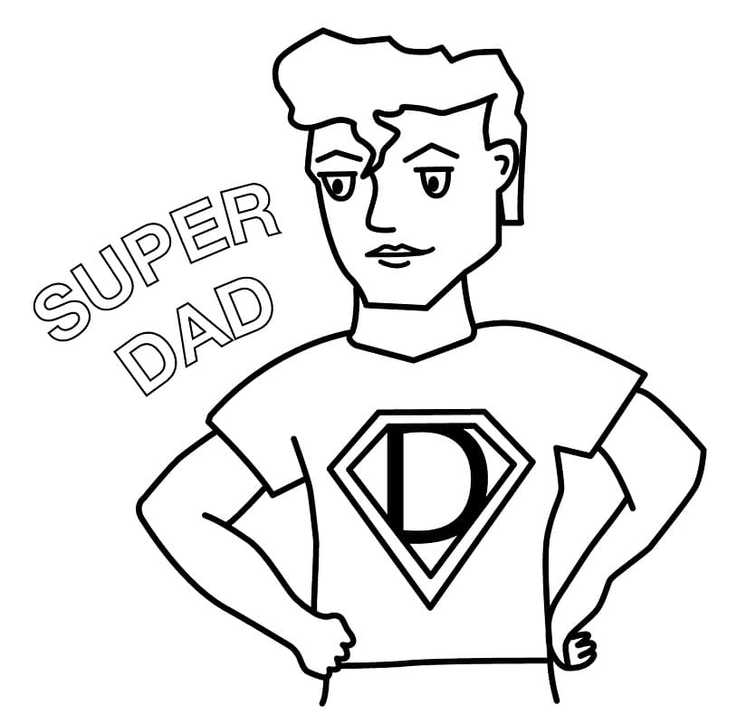 Fathers Day Super Dad